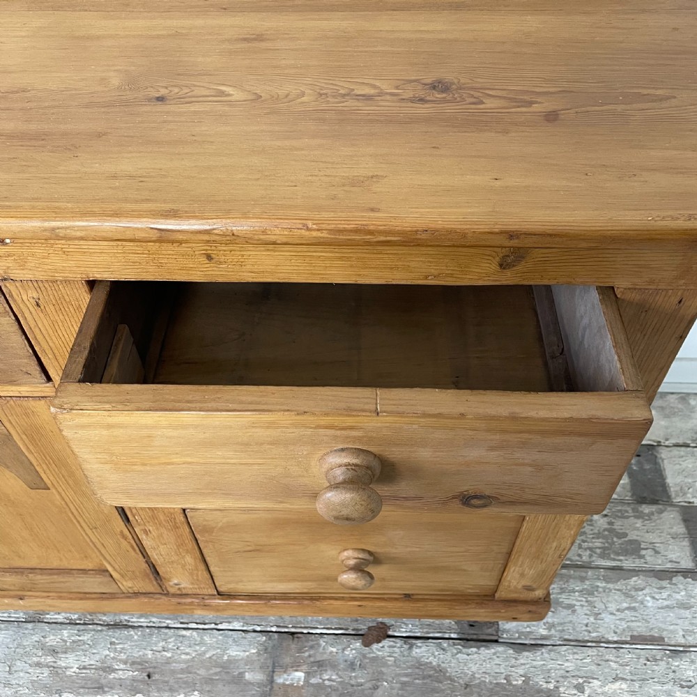 Victorian Pine Kitchen Sideboard View IV