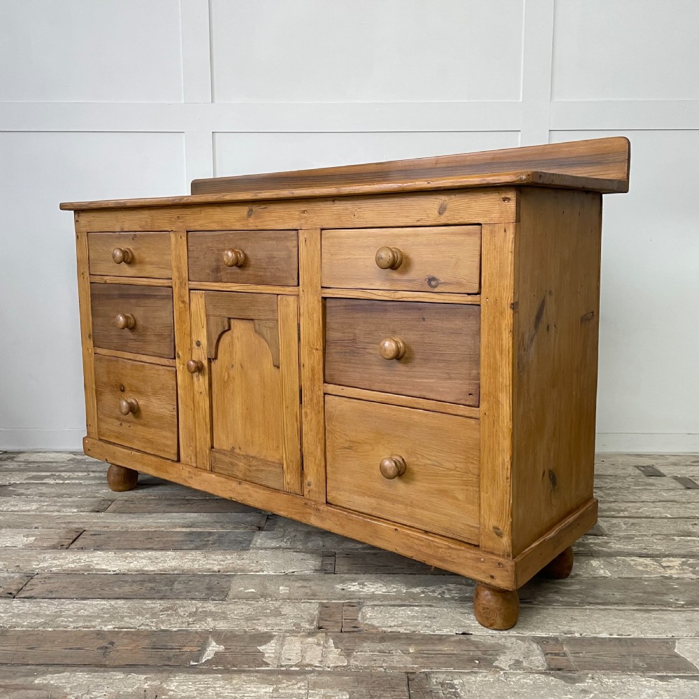 Victorian Pine Kitchen Sideboard View VII