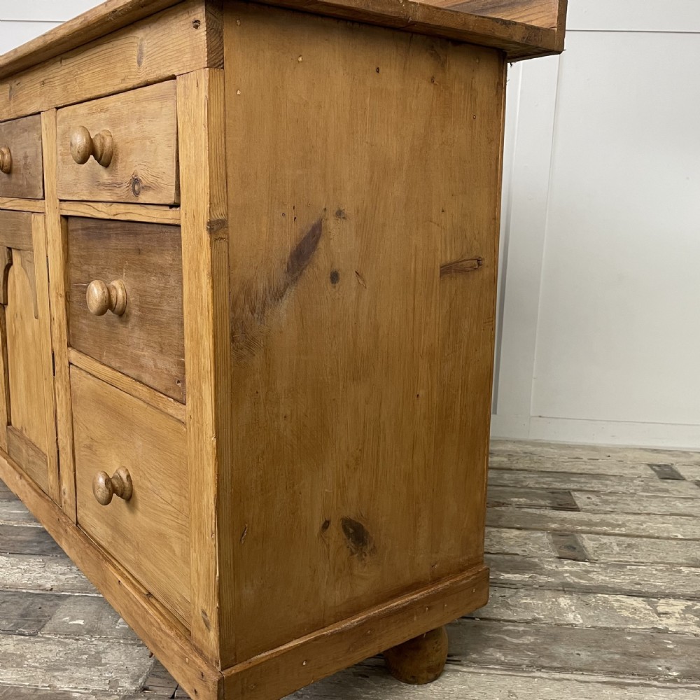 Victorian Pine Kitchen Sideboard View VIII