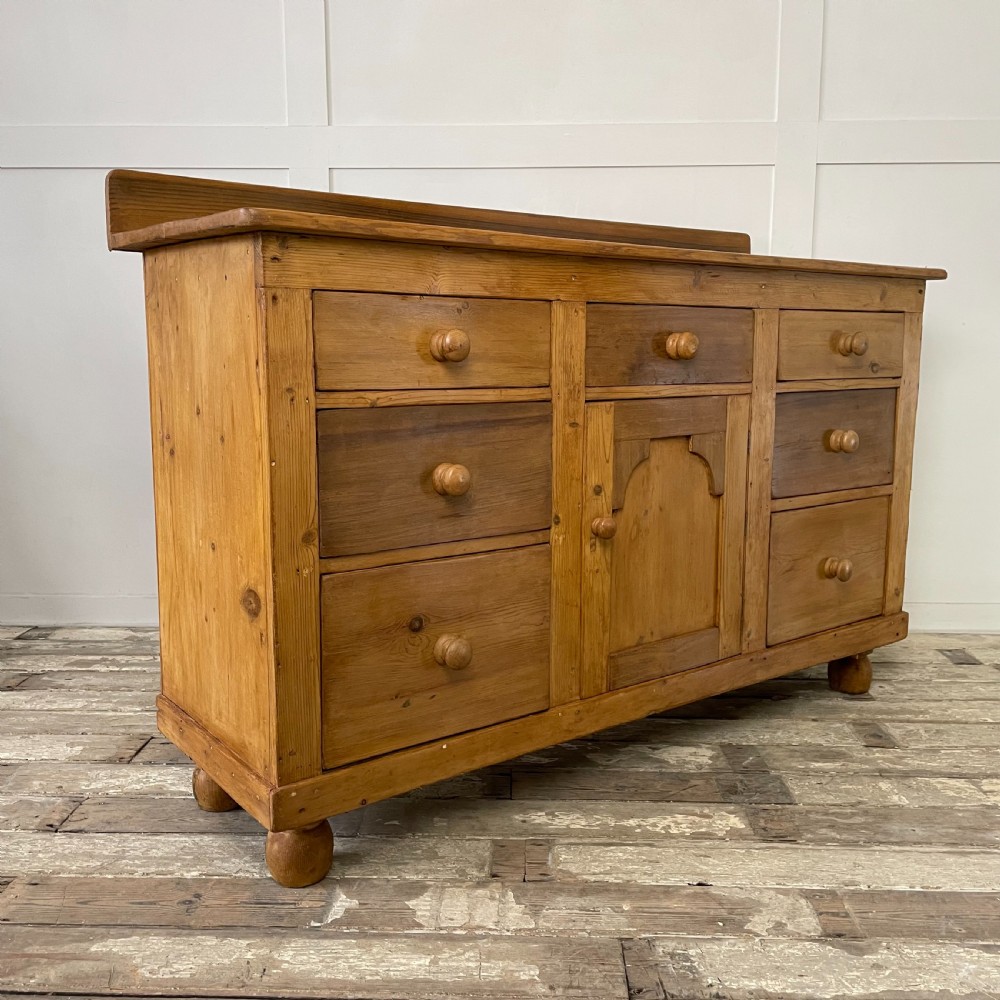 Victorian Pine Kitchen Sideboard View IX