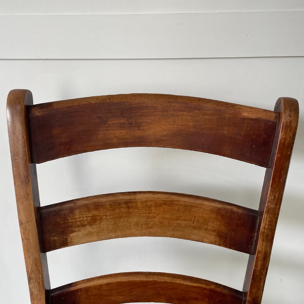 19th C. Elm Farmhouse Armchair View IV