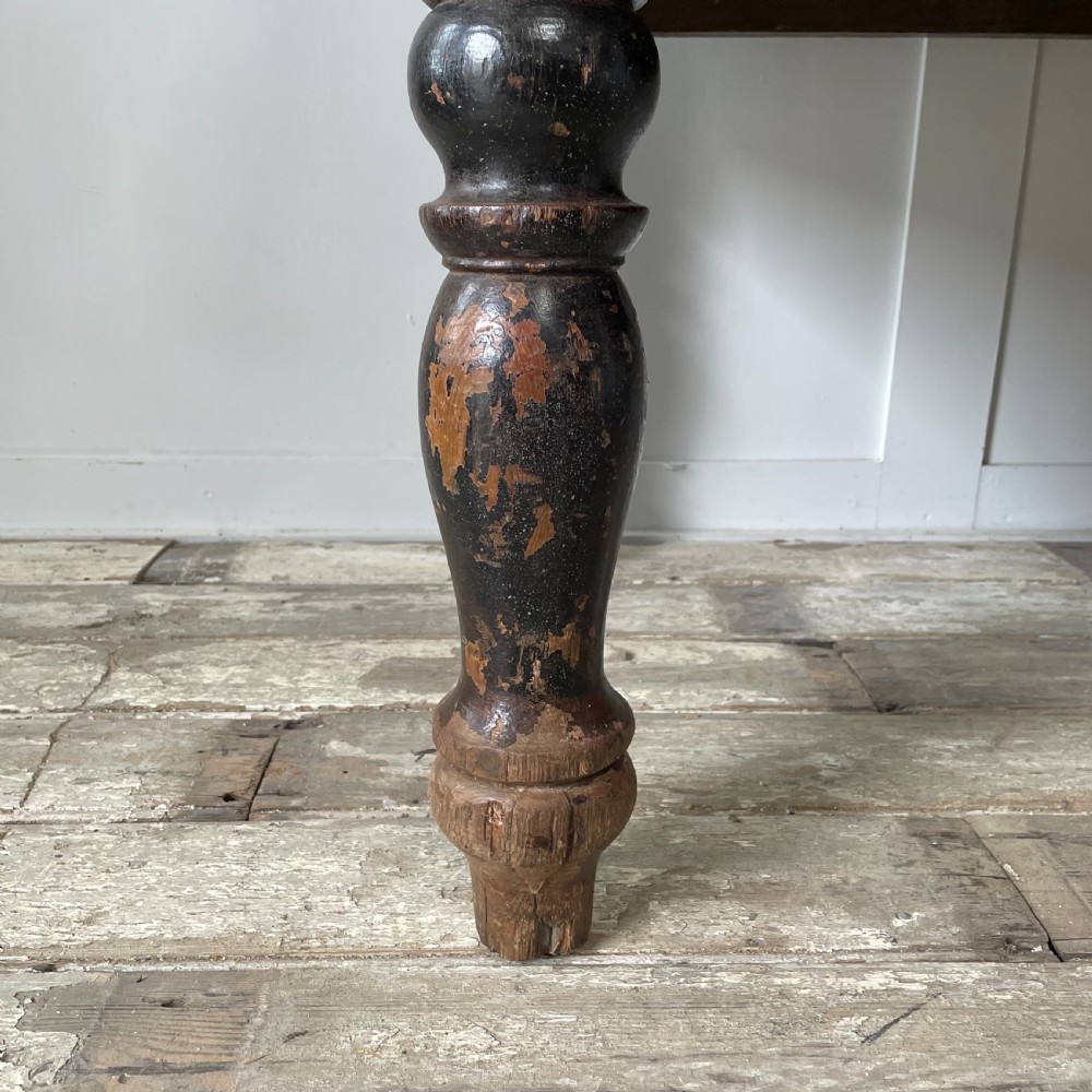 19th C. Pine Kitchen Prep Table View IV