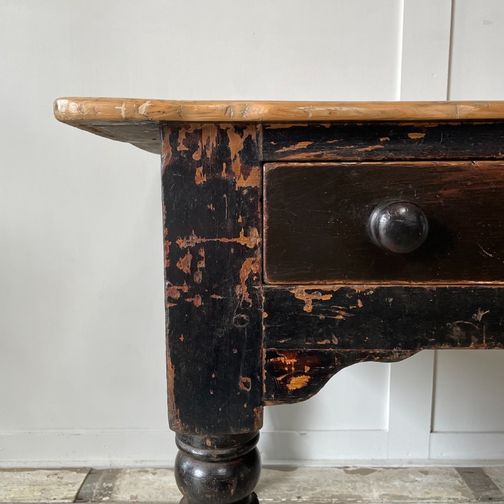 19th C. Pine Kitchen Prep Table View V