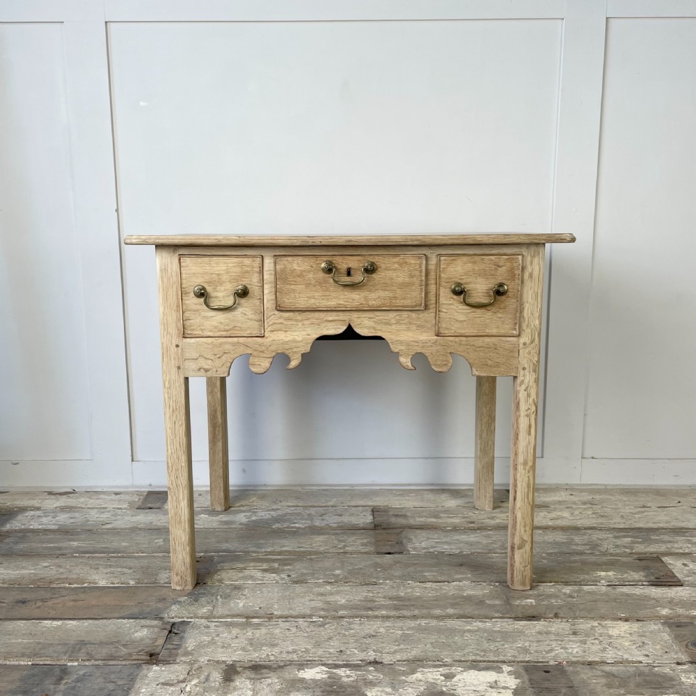 Victorian Bleached Oak Lowboy