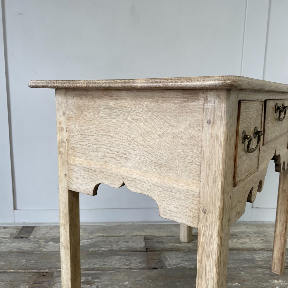 Victorian Bleached Oak Lowboy View IV