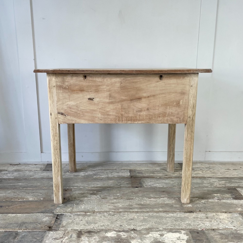 Victorian Bleached Oak Lowboy View XII