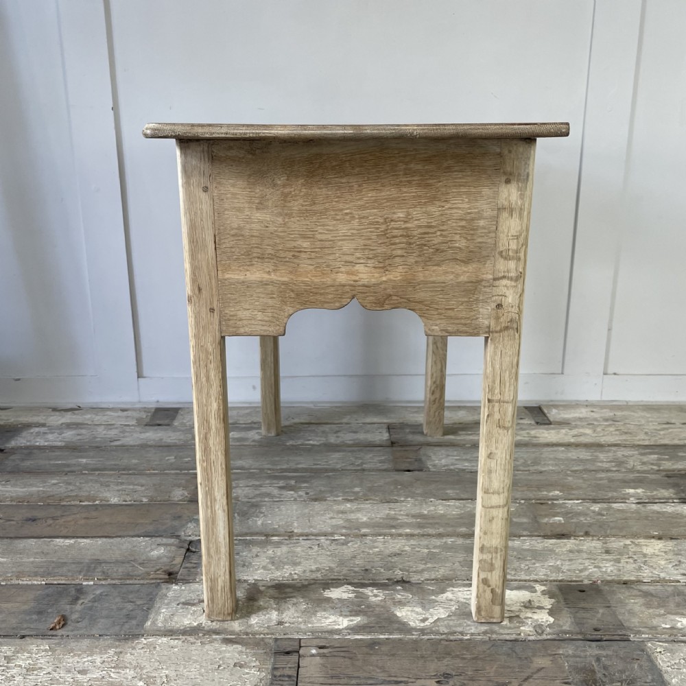 Victorian Bleached Oak Lowboy View XIII
