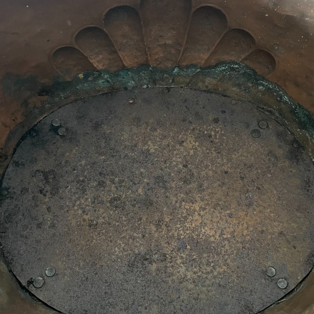 Large Victorian Copper Coal Bin View VIII