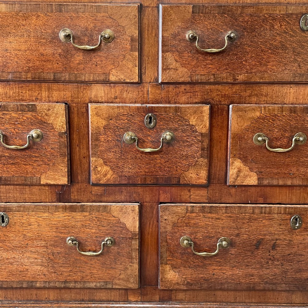 C.1820 Oak & Mahogany Mule Chest of Drawers View VII