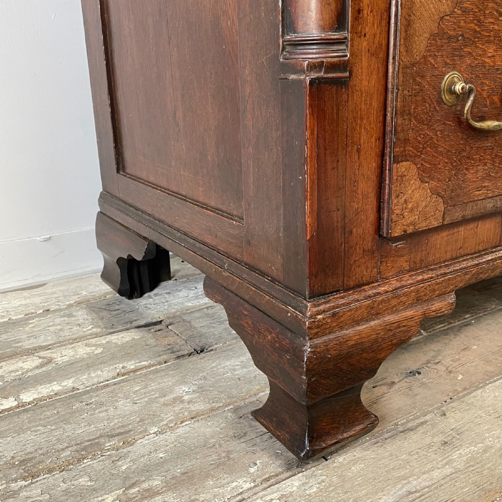 C.1820 Oak & Mahogany Mule Chest of Drawers View X