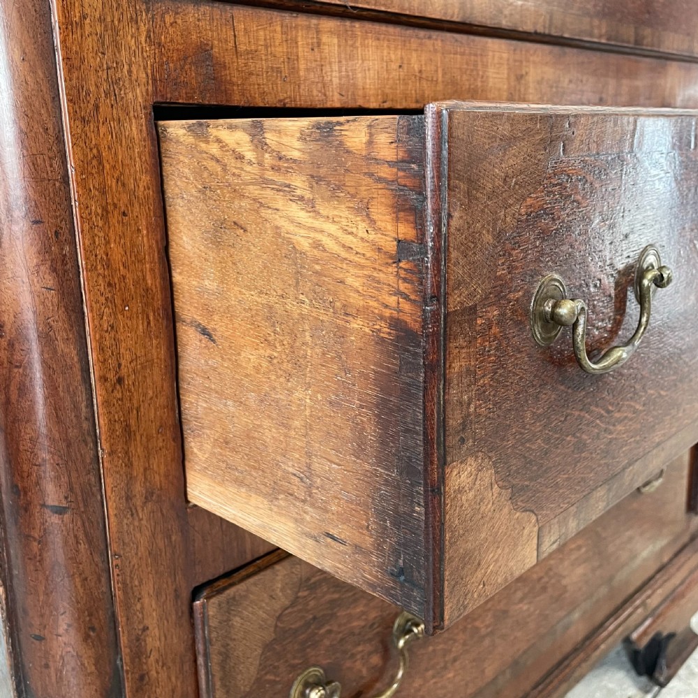 C.1820 Oak & Mahogany Mule Chest of Drawers View XI