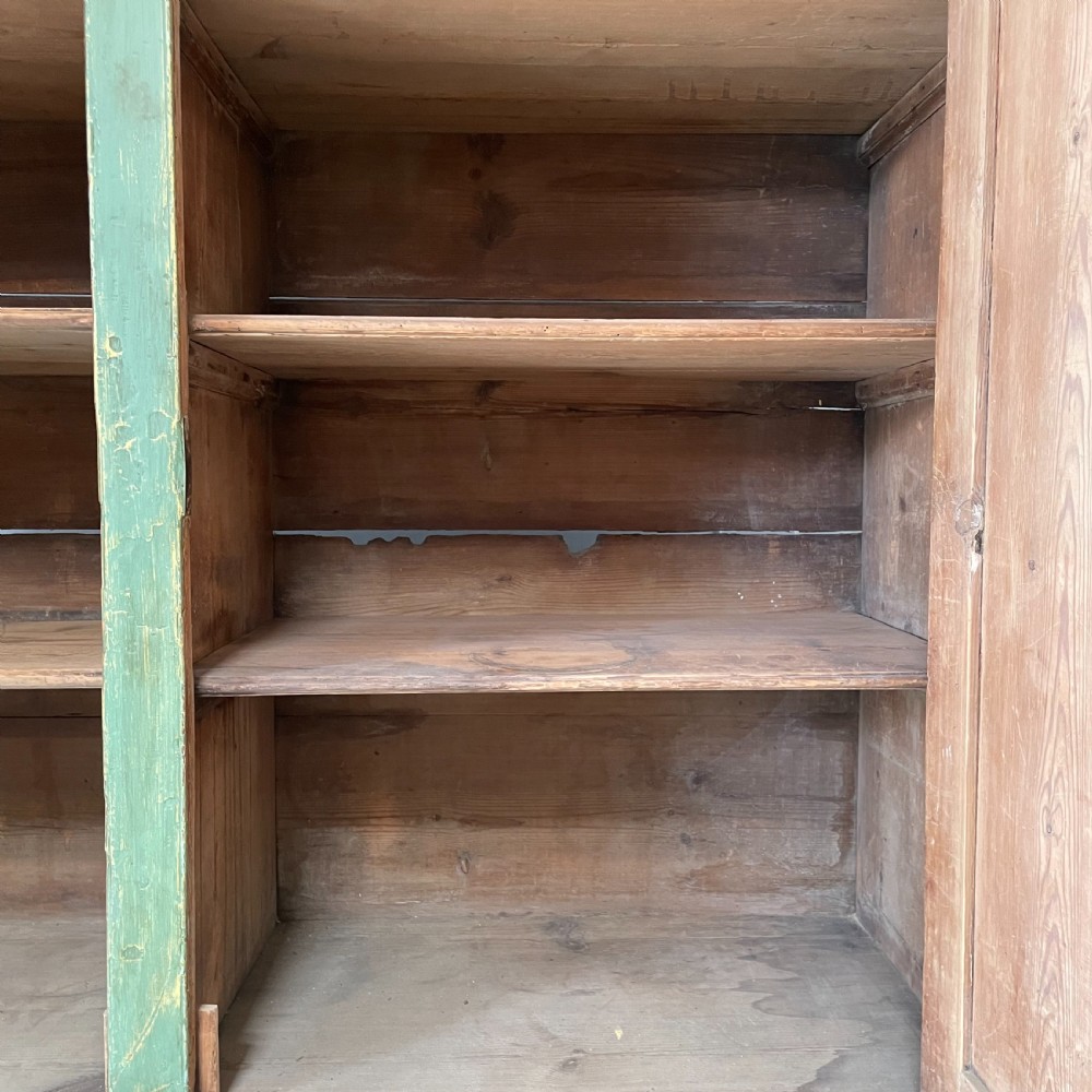 Georgian Painted Pine Housekeepers Cupboard View V