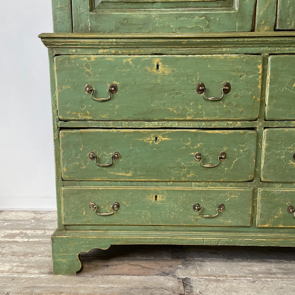 Georgian Painted Pine Housekeepers Cupboard View VI