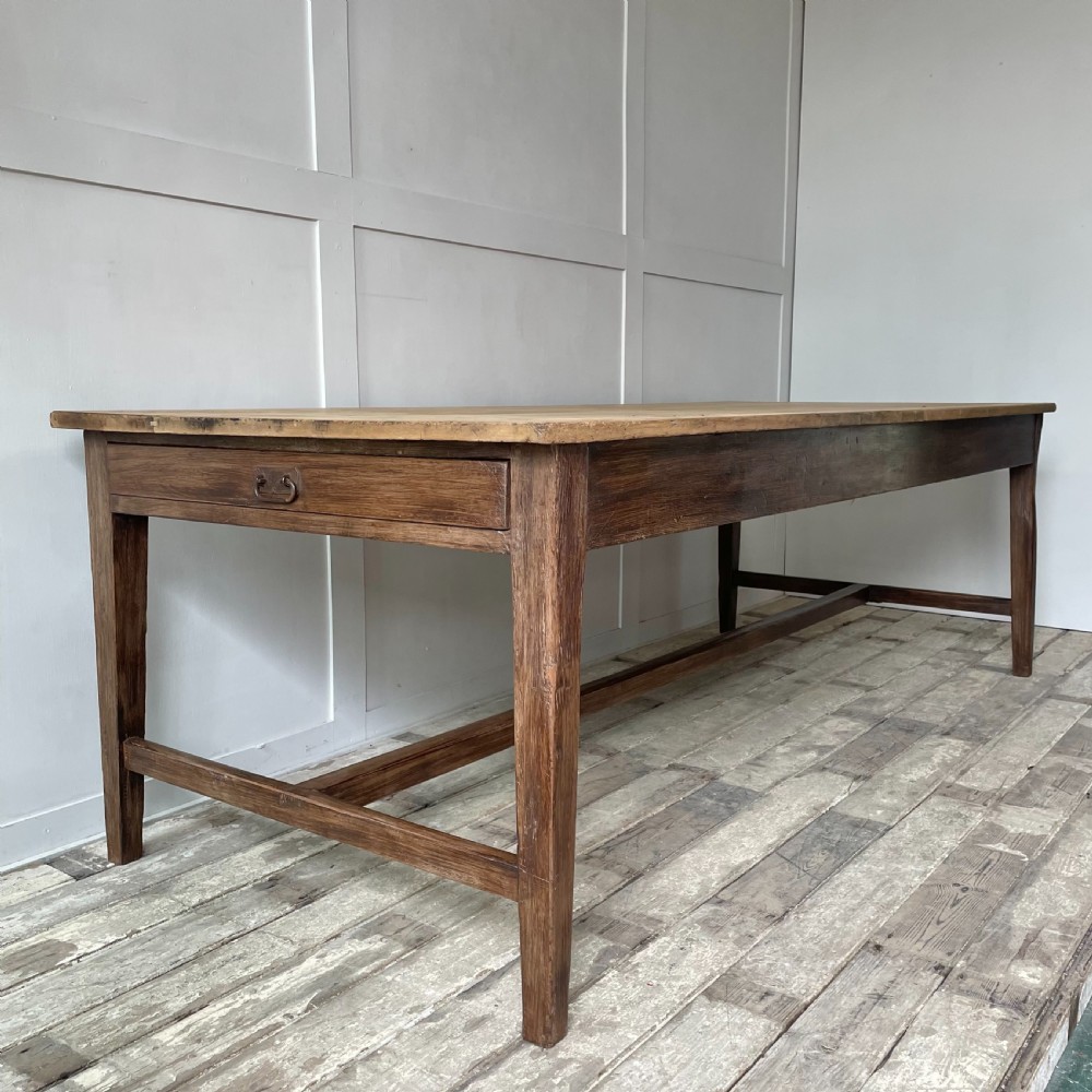 Victorian Pine Scrub Top Kitchen Table 8ft View II