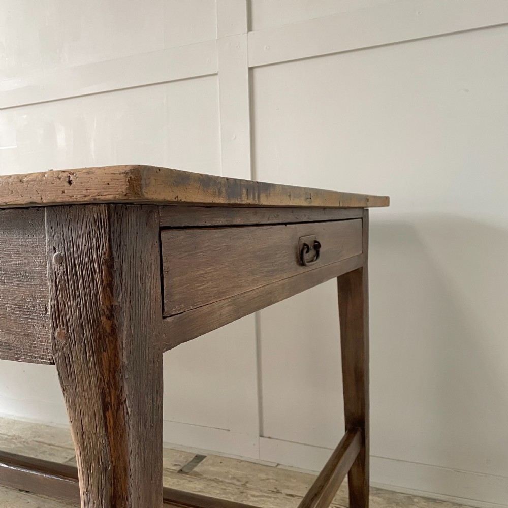 Victorian Pine Scrub Top Kitchen Table 8ft View VII
