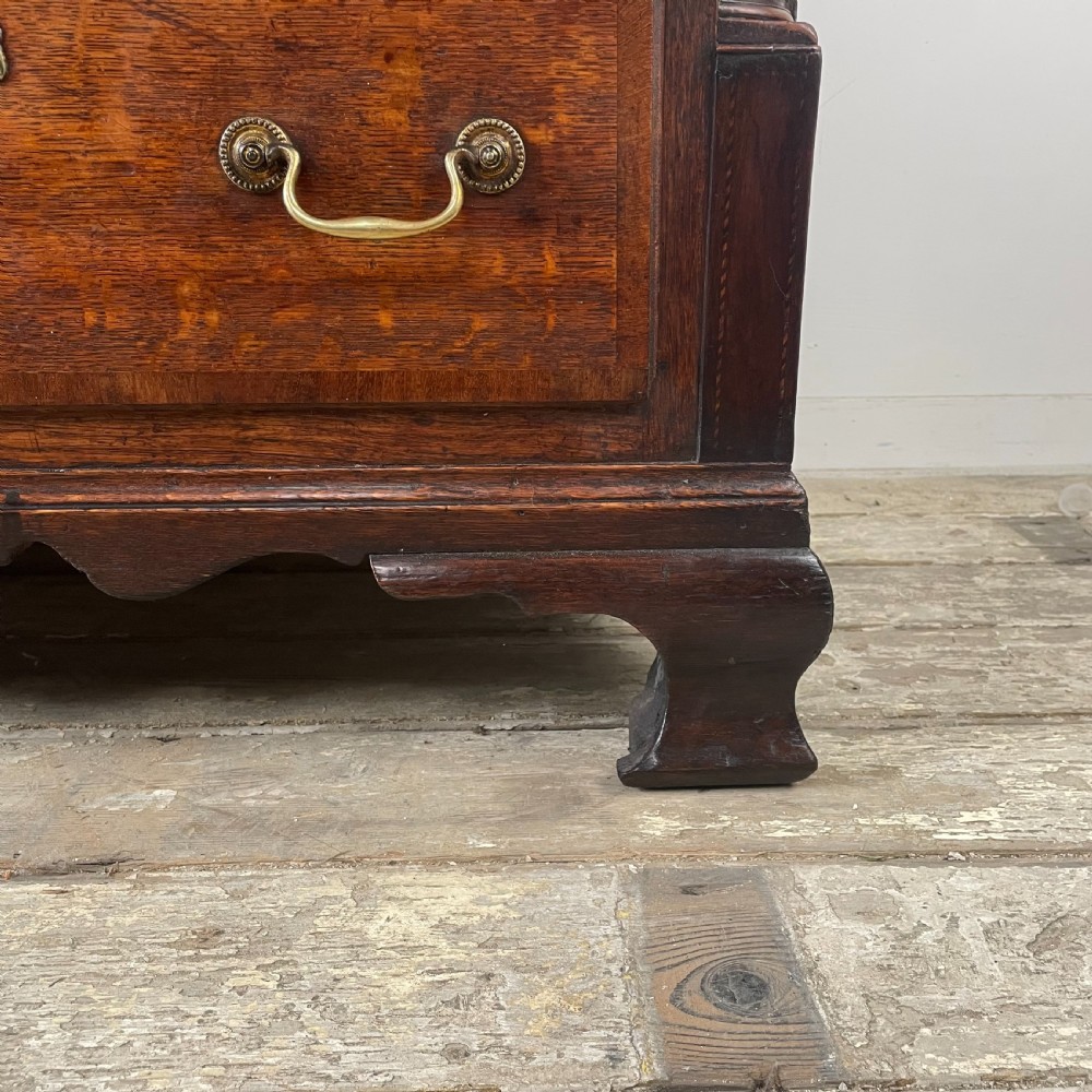Early 19th C. Oak & Mahogany Mule Chest View VII