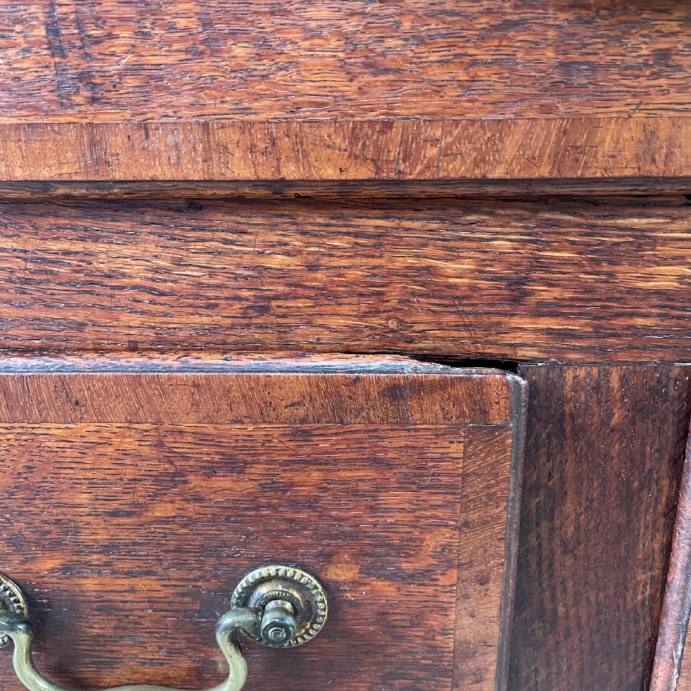 Early 19th C. Oak & Mahogany Mule Chest View IX