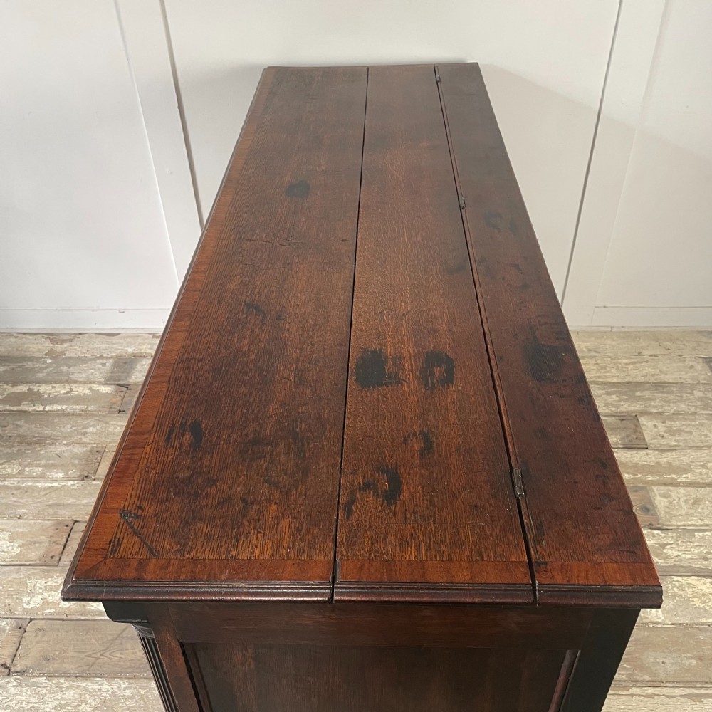Early 19th C. Oak & Mahogany Mule Chest View XII