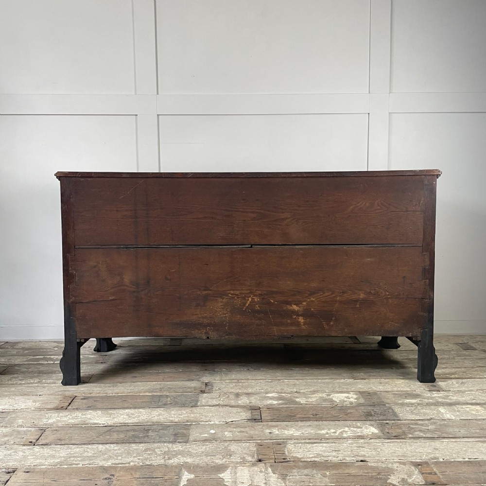 Early 19th C. Oak & Mahogany Mule Chest View XIV