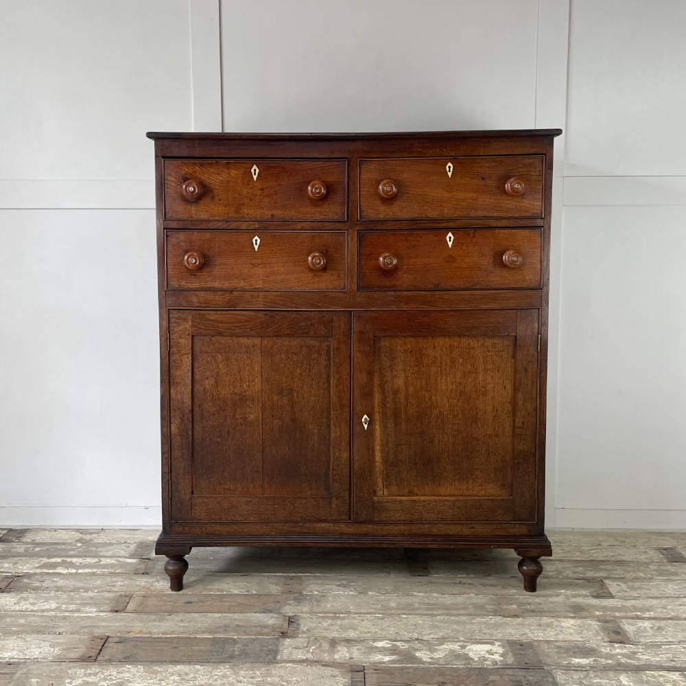 Early 19th C. Welsh Oak Food Cupboard