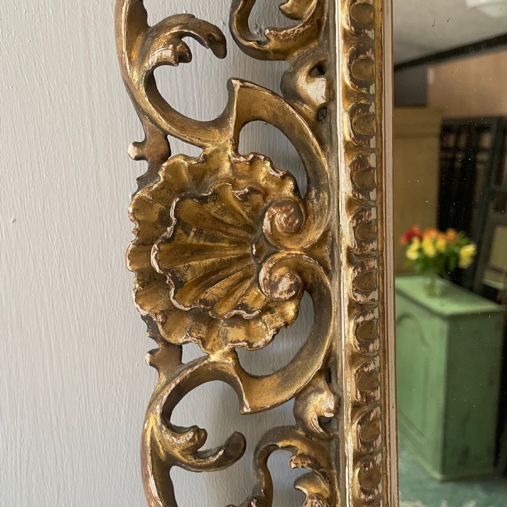 19th C. Florentine Gilt Wall Mirror View IV