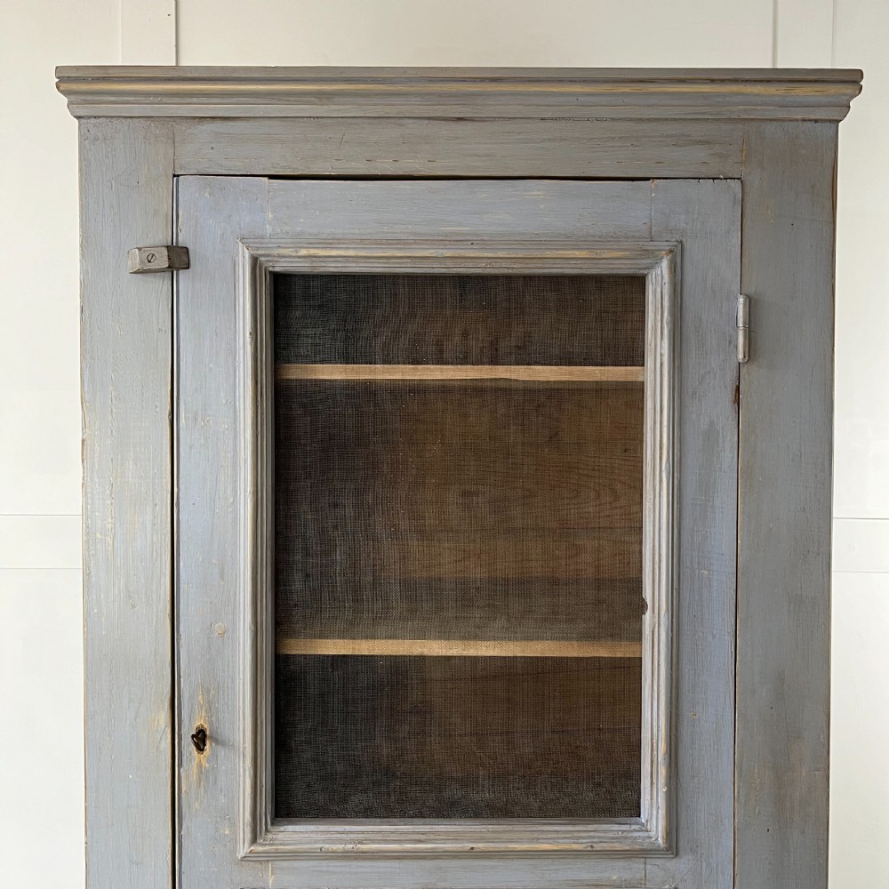 Early 20th C. French Pine Larder Cupboard View II