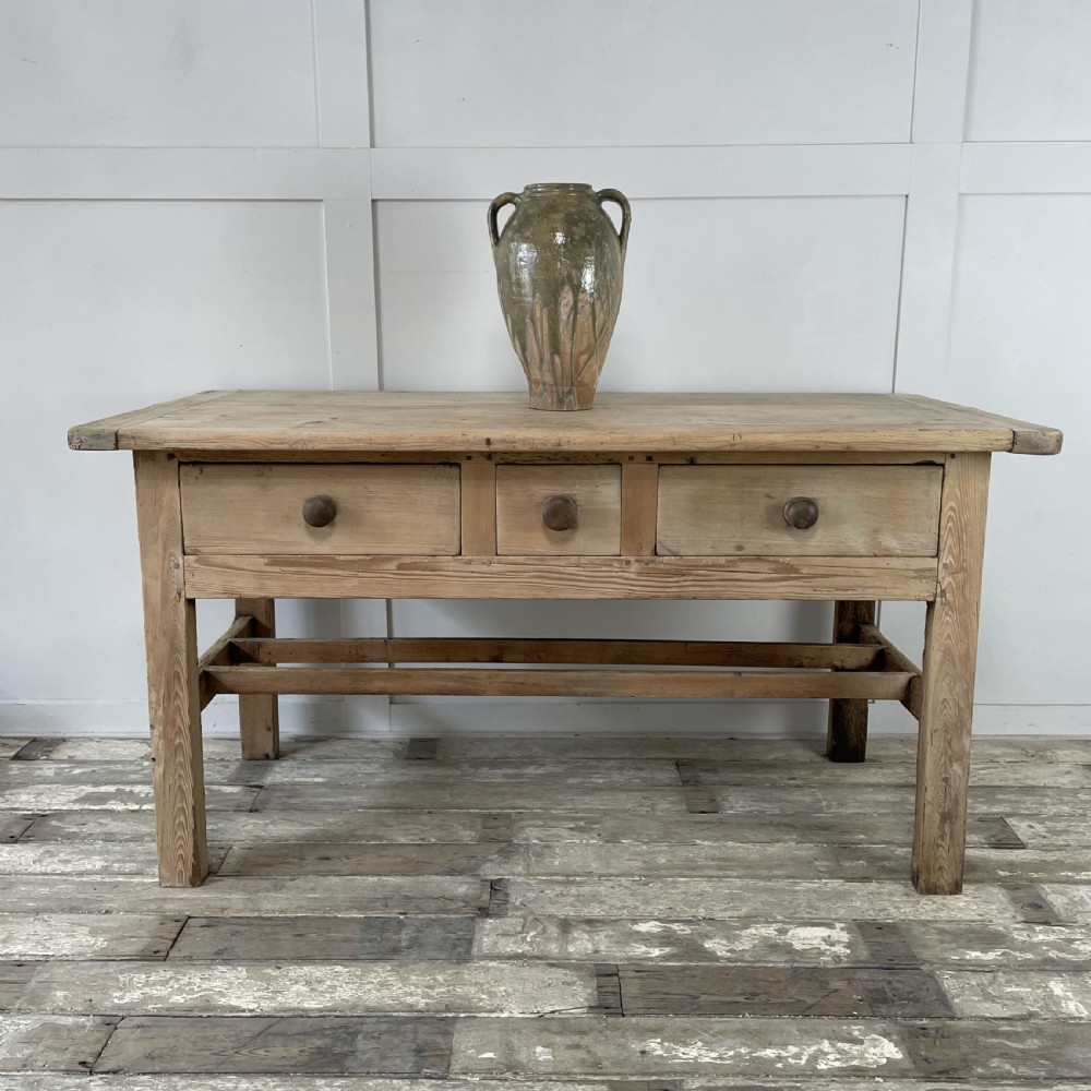Early 19th C. Pine Dairy Prep Table