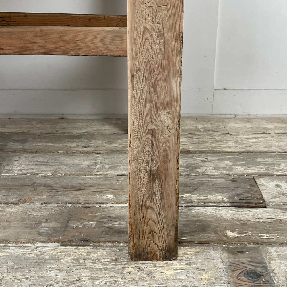 Early 19th C. Pine Dairy Prep Table View X