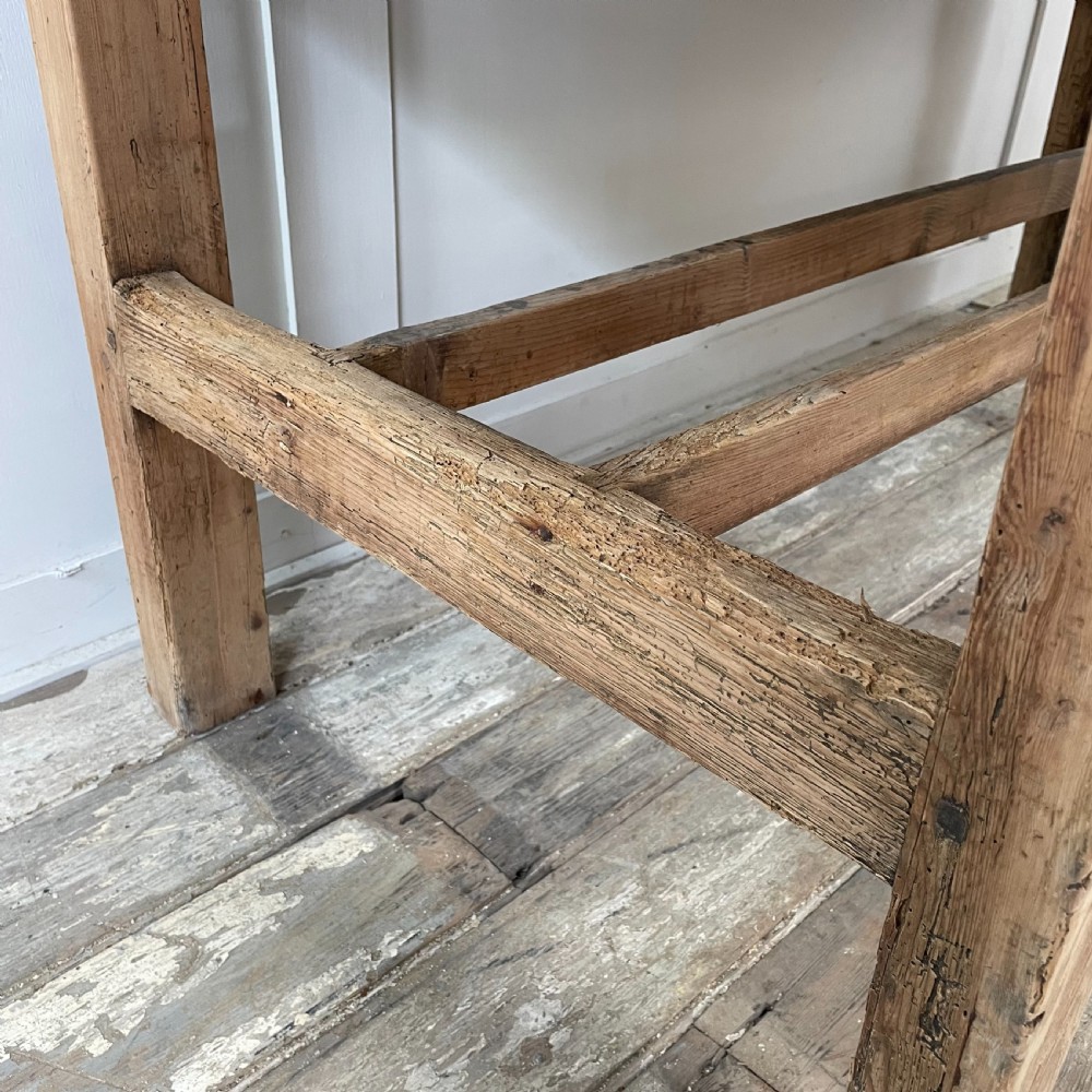 Early 19th C. Pine Dairy Prep Table View XI