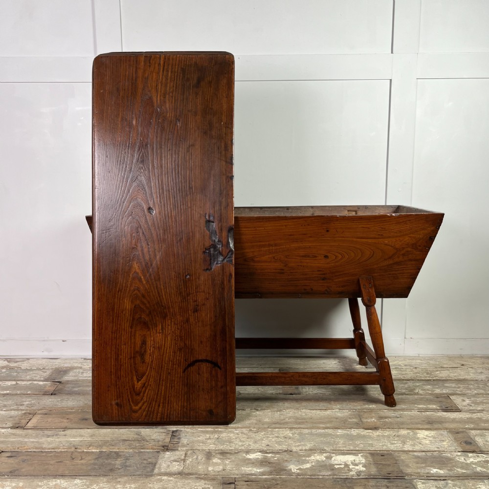 18th C. Elm Dough Bin View XVII