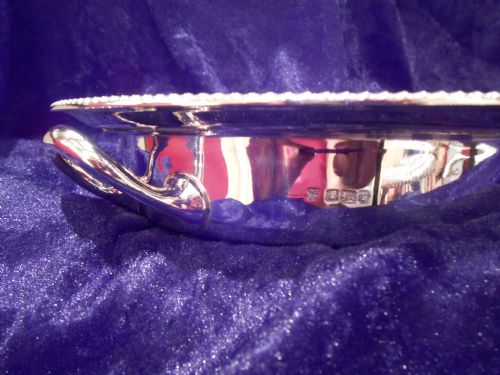 ANTIQUE SOLID SILVER HEATED MUFFIN DISH 1909 - ADDITIONAL PHOTO 3