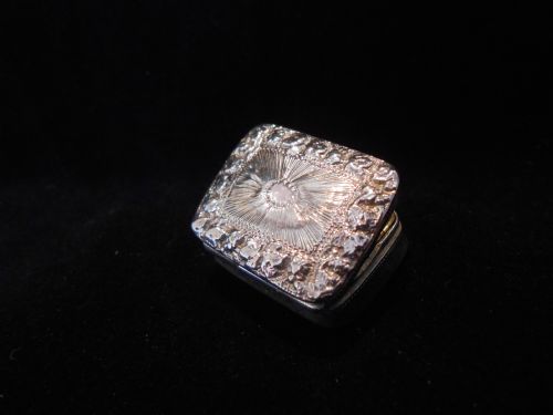 ANTIQUE SILVER VINAIGRETTE JOSEPH WILLMORE 1830 - ADDITIONAL PHOTO 5