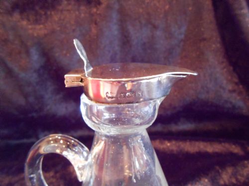 ANTIQUE SILVER HUKIN HEATH WHISKEY NOGGIN 1907 - ADDITIONAL PHOTO 5