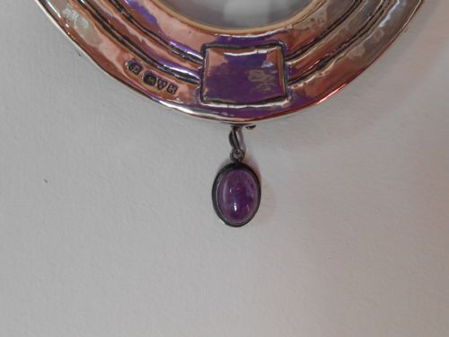 GEORGIAN ANTIQUE SILVER HANGING PICTURE FRAME 1923 - ADDITIONAL PHOTO 2