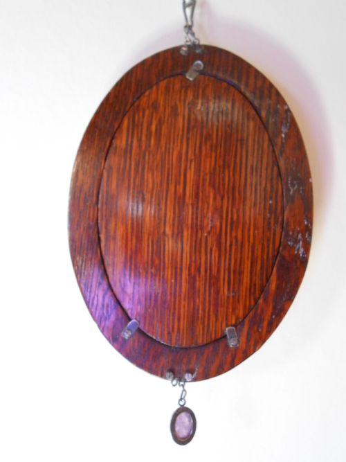 GEORGIAN ANTIQUE SILVER HANGING PICTURE FRAME 1923 - ADDITIONAL PHOTO 3