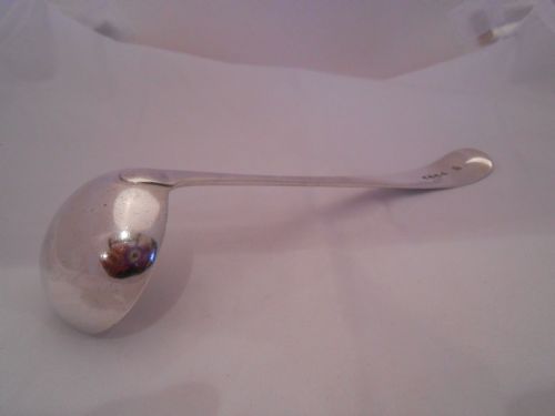 antique solid silver victorian sauce ladle london 1857 - CATEGORY: ANTIQUE SILVER - DATED 1850