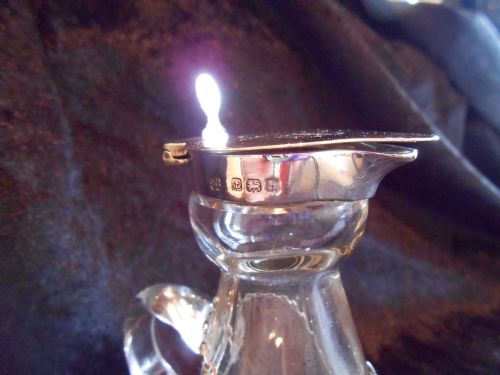 ANTIQUE SILVER WHISKEY NOGGIN HUKIN HEATHASPREY 1907 - ADDITIONAL PHOTO 4
