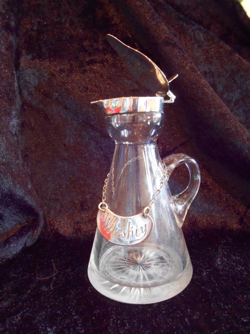 ANTIQUE SILVER WHISKEY NOGGIN HUKIN HEATHASPREY 1907 - ADDITIONAL PHOTO 7