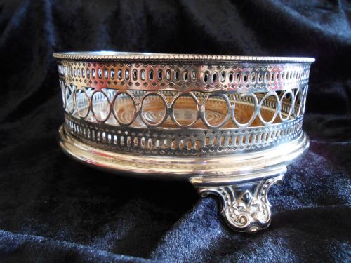 OVERSIZED SILVERPLATED COASTER - ADDITIONAL PHOTO 2