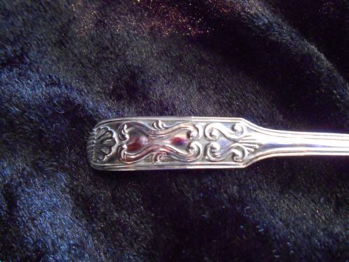 PRETTY GEORGE III CONDIMENT LADLE 1817 - ADDITIONAL PHOTO 1