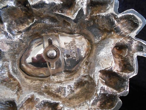 SILVER PLATED SPOON WARMER WALKER HALL - ADDITIONAL PHOTO 5