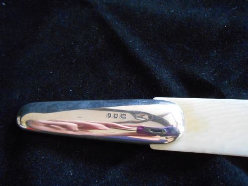 ANTIQUE SILVERHANDLED PAGE TURNER SAMPSON MORDAN CO LTD 1902 - ADDITIONAL PHOTO 2