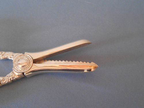 ANTIQUE SOLID SILVER GRAPE SCISSORS 1938 - ADDITIONAL PHOTO 4