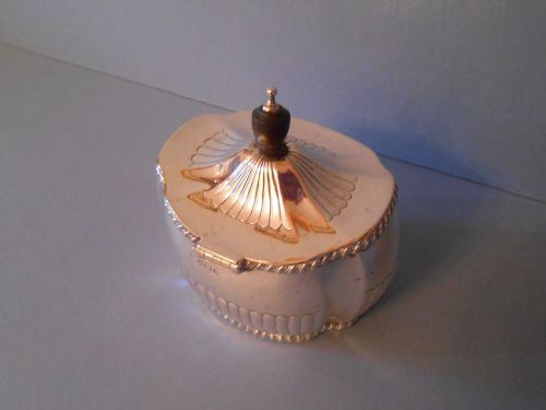 ANTIQUE SILVER VICTORIAN TEA CADDY 1890 - ADDITIONAL PHOTO 3