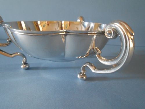 ANTIQUE SOLID SILVER TYG LOVING CUP 1908 - ADDITIONAL PHOTO 1