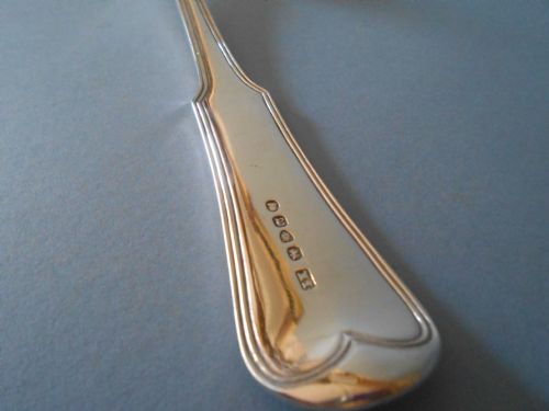 HEAVY ANTIQUE SILVER BASTING SPOON 1816 - ADDITIONAL PHOTO 4