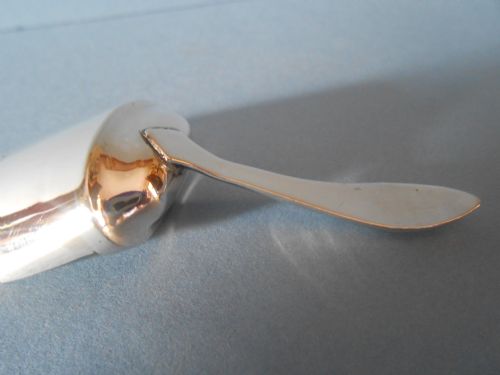 ANTIQUE SILVER BRIGHT CUT CADDY SPOON 1808 - ADDITIONAL PHOTO 3