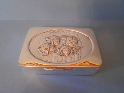 ANTIQUE SOLID SILVER TABLE SNUFF BOX 1906 - ADDITIONAL PHOTO 7