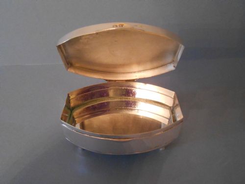 ANTIQUE SILVER JEWELLERY BOX 1926 - ADDITIONAL PHOTO 1