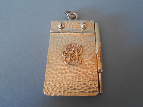 gorgeous solid silver carnet de bal 1901 - CATEGORY: ANTIQUE SILVER - DATED EDWARDIAN